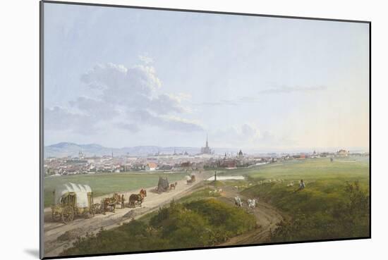 View of Vienna from the Spinner on the Cross, 1817-Jakob Alt-Mounted Giclee Print