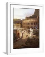 View of Vienna in Roman Times, 1860-Etienne Rey-Framed Giclee Print