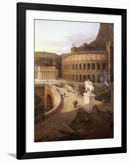 View of Vienna in Roman Times, 1860-Etienne Rey-Framed Giclee Print