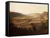 View of Vienna in Roman Times, 1860-Etienne Rey-Framed Stretched Canvas