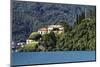 View of Villa Balbianello, Lenno Como, Lake Como, Lombardy, Italy-George Oze-Mounted Photographic Print