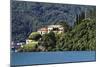 View of Villa Balbianello, Lenno Como, Lake Como, Lombardy, Italy-George Oze-Mounted Photographic Print