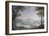 View of Villa before its Neoclassical Restructuring, Fresco by Giuseppe Zocchi-null-Framed Giclee Print