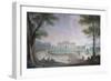 View of Villa before its Neoclassical Restructuring, Fresco by Giuseppe Zocchi-null-Framed Giclee Print