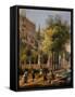 View of Villa Carlotta in Tremezzo (Lombardy)-null-Framed Stretched Canvas