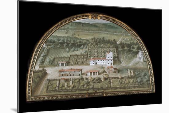 View of Villa Di Colle Salvetti-null-Mounted Giclee Print