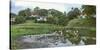 View of village and nature reserve, Las Terrazas, Candelaria, Artemisa Province, Cuba-null-Stretched Canvas