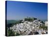 View of Village from Hillside, Casares, Malaga, Andalucia (Andalusia), Spain, Europe-Ruth Tomlinson-Stretched Canvas