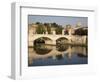 View of Vittorio Emanuele II Bridge, with St. Peters Dome, Rome, Lazio, Italy, Europe-Olivieri Oliviero-Framed Photographic Print