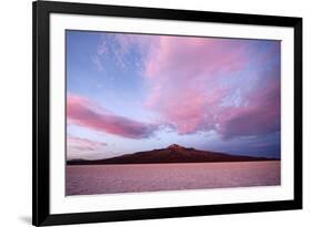 View of Volcan Tahua, Salar de Uyuni, Uyuni, Bolivia-Anthony Asael-Framed Photographic Print