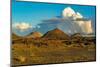 View of volcanic landscape in Timanfaya National Park at sunset, Lanzarote, Las Palmas-Frank Fell-Mounted Photographic Print