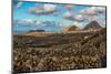 View of volcanic landscape in Timanfaya National Park, Lanzarote, Las Palmas-Frank Fell-Mounted Photographic Print