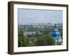 View of Vydubychi Monastery, Looking over Dnipro River, Kiev, Ukraine-Graham Lawrence-Framed Photographic Print