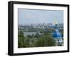 View of Vydubychi Monastery, Looking over Dnipro River, Kiev, Ukraine-Graham Lawrence-Framed Photographic Print