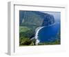 View of Waipio Valley, Island of Hawaii (Big Island), Hawaii, USA-Ethel Davies-Framed Photographic Print