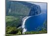 View of Waipio Valley, Island of Hawaii (Big Island), Hawaii, USA-Ethel Davies-Mounted Photographic Print