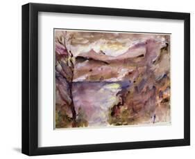 View of Walchen Lake, 1919-Lovis Corinth-Framed Giclee Print