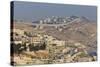 View of Wall Dividing Palestinian and Israeli Areas to the East of Jerusalem-Jon Hicks-Stretched Canvas