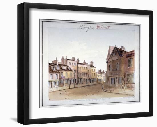 View of Walworth Village, Southwark, from the North Entrance, London, 1825-John Hassell-Framed Giclee Print