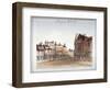 View of Walworth Village, Southwark, from the North Entrance, London, 1825-John Hassell-Framed Giclee Print
