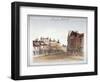 View of Walworth Village, Southwark, from the North Entrance, London, 1825-John Hassell-Framed Giclee Print