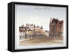 View of Walworth Village, Southwark, from the North Entrance, London, 1825-John Hassell-Framed Stretched Canvas