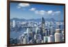 View of Wan Chai and Kowloon, Hong Kong-Ian Trower-Framed Photographic Print