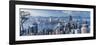 View of Wan Chai and Kowloon, Hong Kong-Ian Trower-Framed Photographic Print