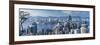 View of Wan Chai and Kowloon, Hong Kong-Ian Trower-Framed Photographic Print