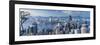 View of Wan Chai and Kowloon, Hong Kong-Ian Trower-Framed Photographic Print