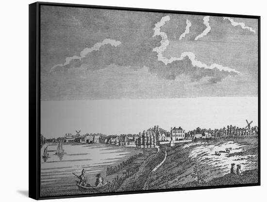 View of Wandsworth, Surrey, c1780, (1912)-null-Framed Stretched Canvas