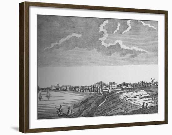 View of Wandsworth, Surrey, c1780, (1912)-null-Framed Giclee Print