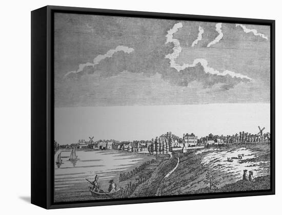 View of Wandsworth, Surrey, c1780, (1912)-null-Framed Stretched Canvas