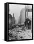 View of War Torn Street-null-Framed Stretched Canvas
