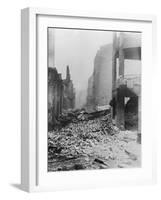 View of War Torn Street-null-Framed Photographic Print