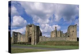 View of Warkworth Castle, Northumberland, England, 12th-15th Century-null-Stretched Canvas