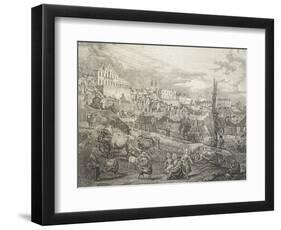 View of Warsaw, Poland 18th Century Detail-Bernardo Buontalenti-Framed Giclee Print