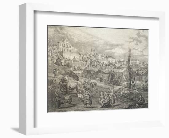 View of Warsaw, Poland 18th Century Detail-Bernardo Buontalenti-Framed Giclee Print