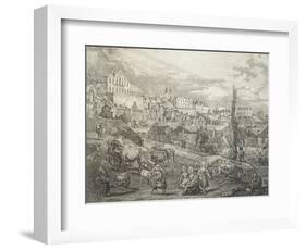 View of Warsaw, Poland 18th Century Detail-Bernardo Buontalenti-Framed Giclee Print