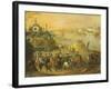 View of Warsaw with the Vistula River, Poland 19th Century-Claude Joseph Vernet-Framed Giclee Print
