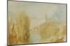 View of Warwick Castle-J M W Turner-Mounted Giclee Print