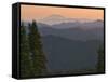 View of Washington Cascade Mountain Ranges, Washington State, USA-Janis Miglavs-Framed Stretched Canvas