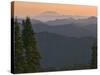 View of Washington Cascade Mountain Ranges, Washington State, USA-Janis Miglavs-Stretched Canvas