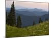 View of Washington Cascade Mountain Ranges, Washington State, USA-Janis Miglavs-Mounted Photographic Print