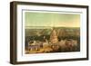 View of Washington City, Circa 1869, USA, America-Edward Sachse-Framed Giclee Print