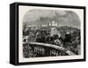 View of Washington from the President's House, USA, 1870S-null-Framed Stretched Canvas