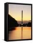 View of Washington Monument, Washington DC, USA-Walter Bibikow-Framed Stretched Canvas