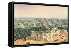View of Washington, Pub. by E. Sachse & Co., 1852-null-Framed Stretched Canvas