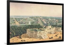 View of Washington, Pub. by E. Sachse & Co., 1852-null-Framed Giclee Print