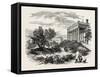 View of Washington's House, Mount Vernon, USA, 1870s-null-Framed Stretched Canvas